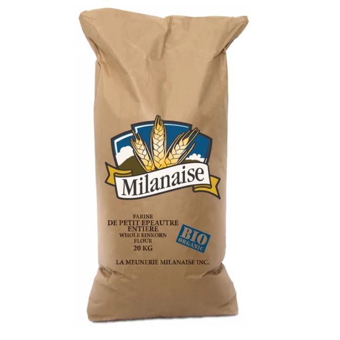 FARINE DE PETIT ÉPEAUTRE ENTIÈRE BIOLOGIQUE - MILANAISE 20 kg