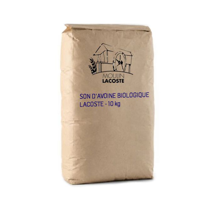 SON D'AVOINE BIOLOGIQUE - LACOSTE - 10 kg