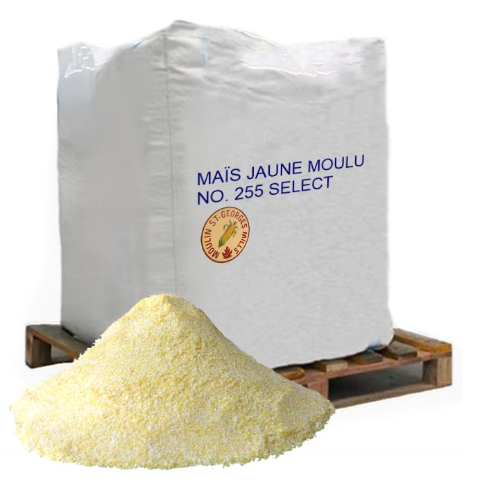MAÏS JAUNE MOULU NO. 255 SELECT - MOULIN ST-GEORGES - TOTE 1000 kg