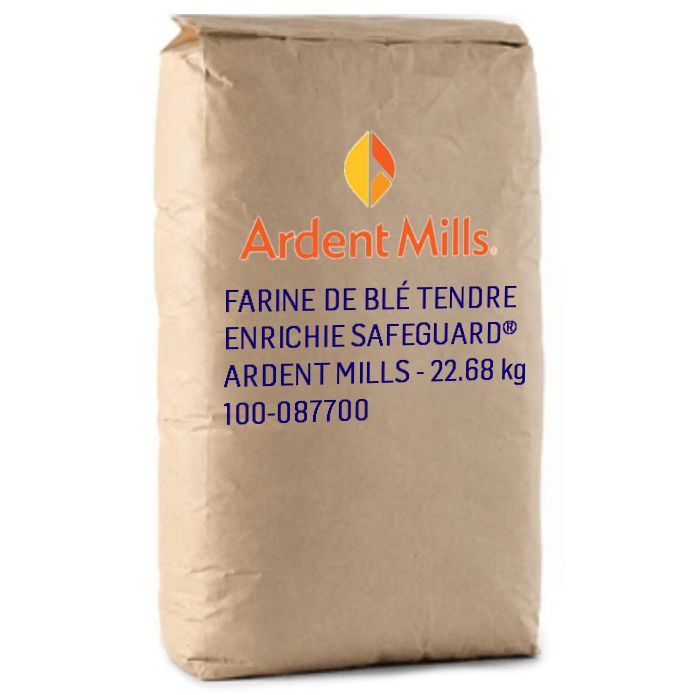 FARINE DE BLÉ TENDRE ENRICHIE SAFEGUARD® - ARDENT MILLS - 22.68 kg