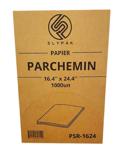 PAPIER SULFURISÉ EN SILICONE 16 3/8 X 24 3/8 - 1000 unités