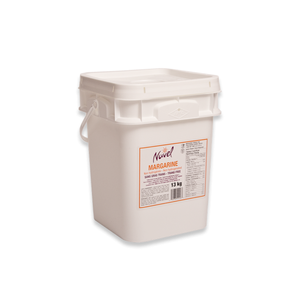 MARGARINE SALÉE NON HYDROGÉNÉE PARVE - NUVEL - 13 kg