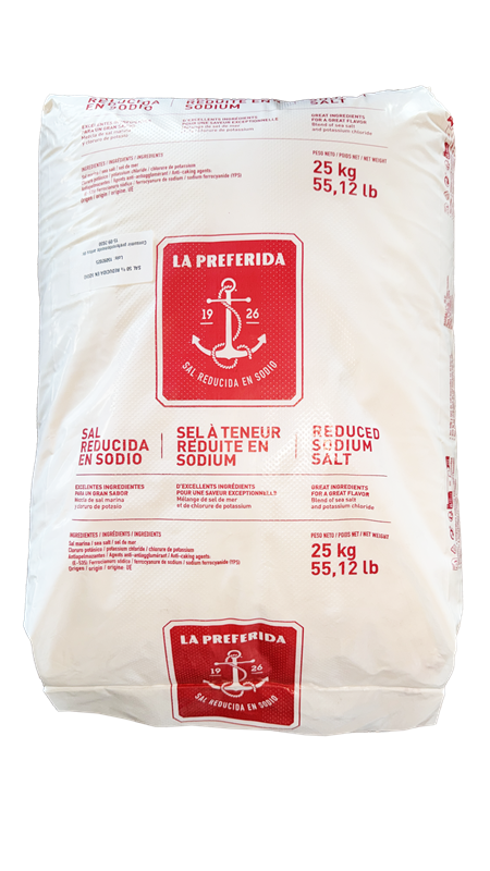 SEL À FAIBLE TENEUR EN SODIUM - 25 kg