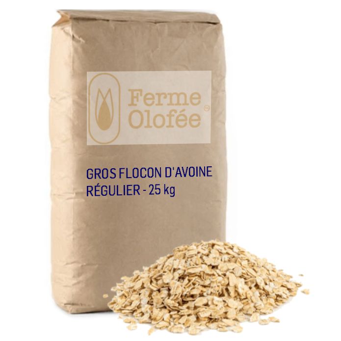 LARGE OAT FLAKES - OLOFEE 25 kg