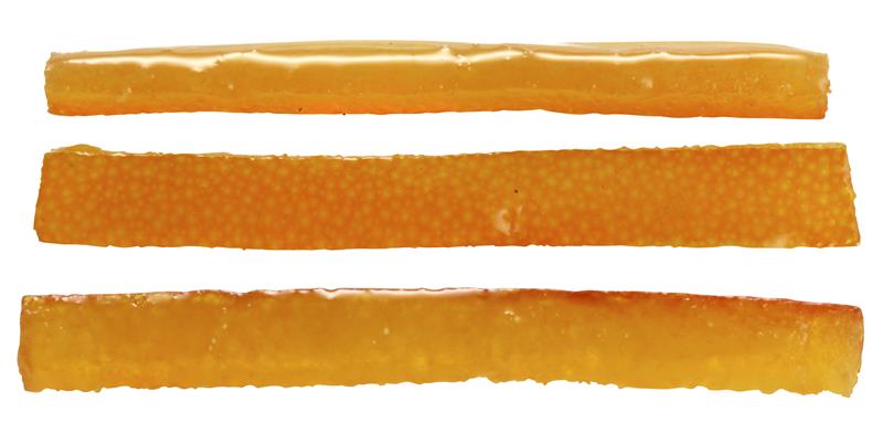 AIGUILLETTES D'ORANGE DROITES, RANGÉES ET ÉGOUTÉES - PELLORCE ET JULLIEN - 1 kg