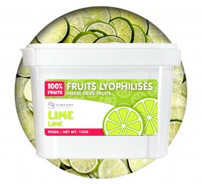 LIME TRANCHÉE LYOPHILISÉE - 100 g