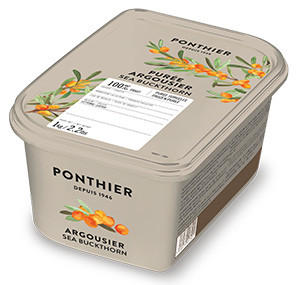 PURÉE D'ARGOUSIER SURGELÉE - PONTHIER 6 x 1 kg