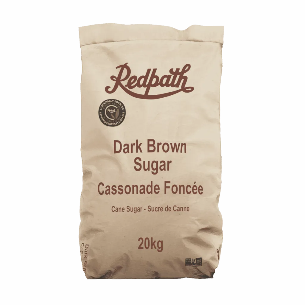 DARK BROWN SUGAR - REDPATH - 20 kg