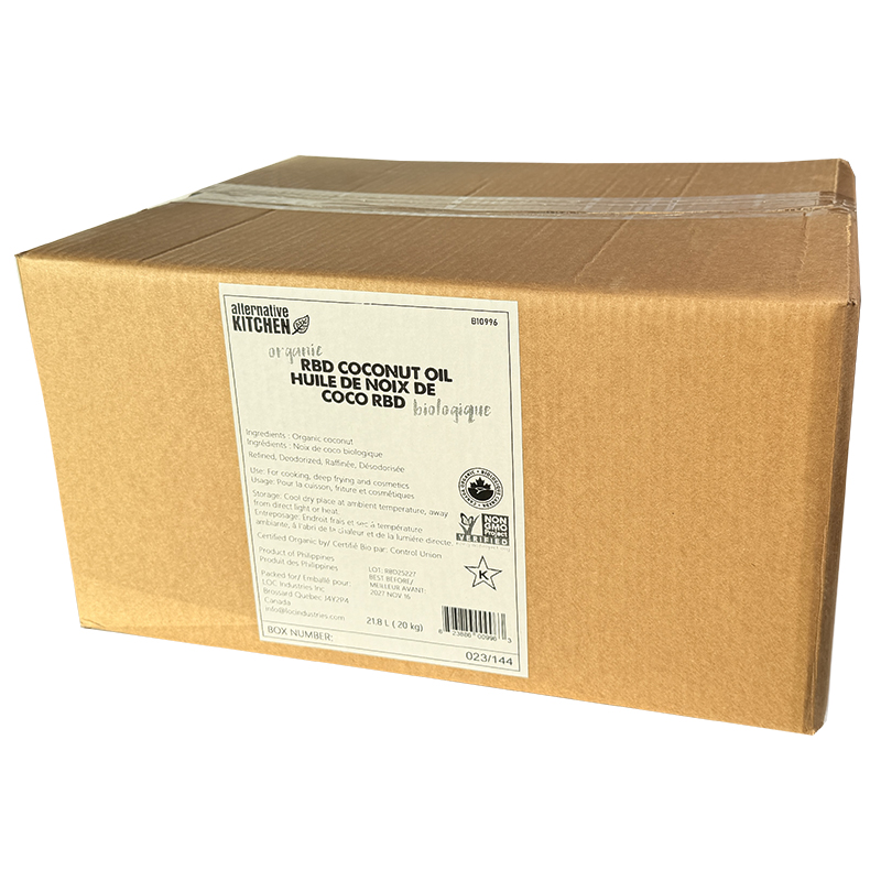 HUILE DE NOIX DE COCO BIOLOGIQUE RBD - 20 kg