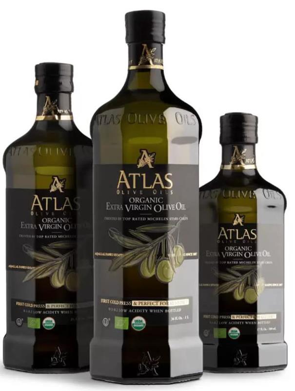 HUILE D'OLIVE EXTRA VIERGE BIOLOGIQUE - ATLAS - 750 ml