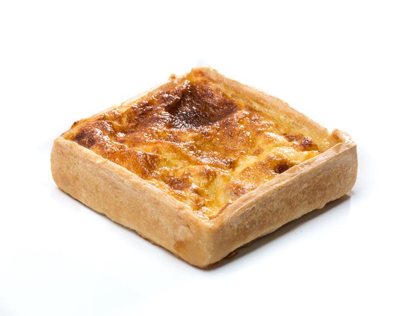 QUICHE LORRAINE CARRÉE 4" CONGELÉE - CARRÉMENT TARTE - 18 x 210 g