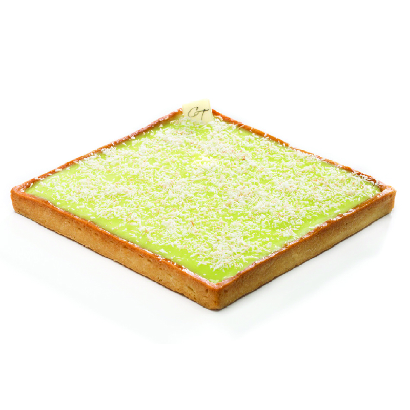 TARTE CARRÉE LIME-COCO CONGELÉE - CARRÉMENT TARTE - 9 x 500g