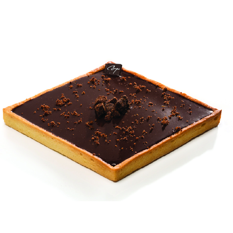 TARTE CARRÉE AU CHOCOLAT CONGELÉE - CARRÉMENT TARTE - 9 x 500 g