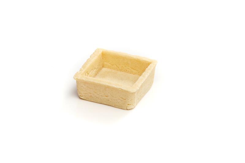 MINI FOND DE TARTE 100% BEURRE, CARRÉ, SALÉ, CUIT ET CONGELÉ, 1.5” - CARRÉMENT TARTE - 120 unités