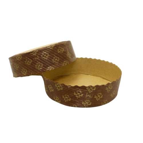 MOULE À CUISSON ROND EN CARTON 120 x 35 mm - 300 unités