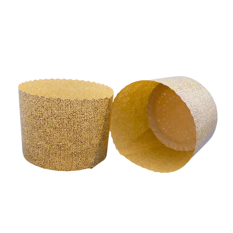MOULE EN CARTON ROND POUR PANETTONE 70mm x 50mm (90g) - 2000 unités