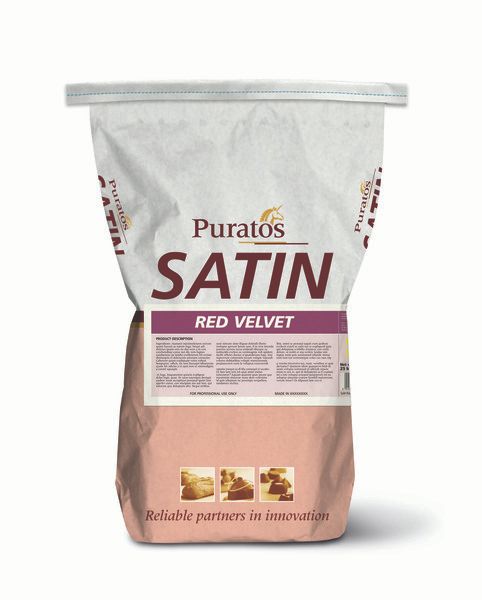MÉLANGE À GÂTEAU TEGRAL SATIN RED VELVET - PURATOS 20 kg
