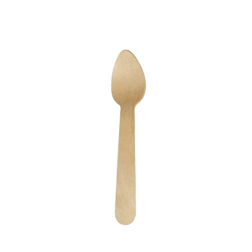 CUILLÈRE EN BOIS NATUREL 15.5 cm (6.2") - 100 UN