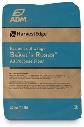 BAKER'S ROSES ALL-PURPOSE FLOUR BLEACHED AND TREATED - ADM - 20 kg