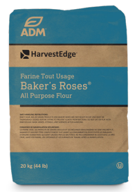 BAKER'S ROSES ALL-PURPOSE FLOUR UNBLEACHED AND UNTREATED - ADM - 20 kg