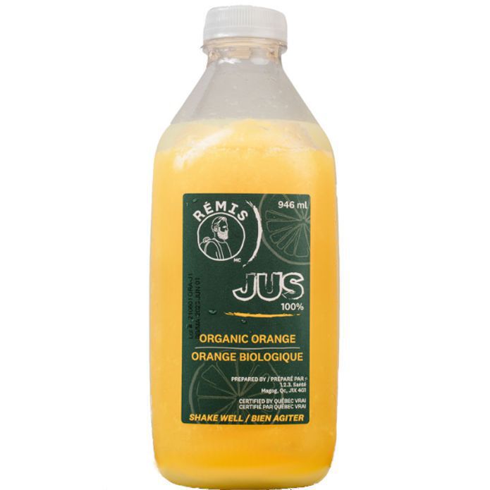 JUS 100 % D'ORANGE  BIOLOGIQUE ET SURGELÉ - 6 x 946 ml