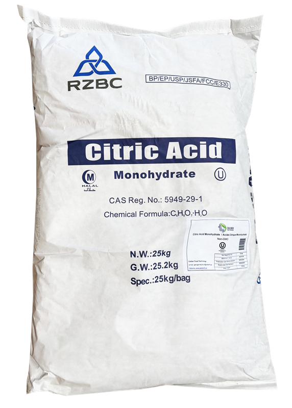 ACIDE CITRIQUE MONOHYDRATE 30-100 MESH - 25 kg