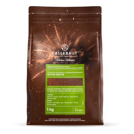 POUDRE DE CACAO EXTRA BRUTE 22/24% - CALLEBAUT - 6 x 1 kg