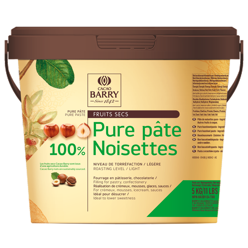 PURE PÂTE NOISETTES - CACAO BARRY - 5 kg
