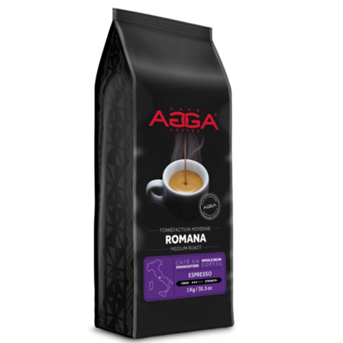 CAFÉ AGGA ESPRESSO ROMANA EN GRAIN 1 kg