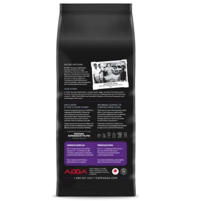 CAFÉ AGGA ESPRESSO ROMANA EN GRAIN 1 kg