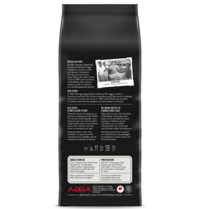 CAFÉ AGGA ESPRESSO ROMANOVO EN GRAIN 1 kg