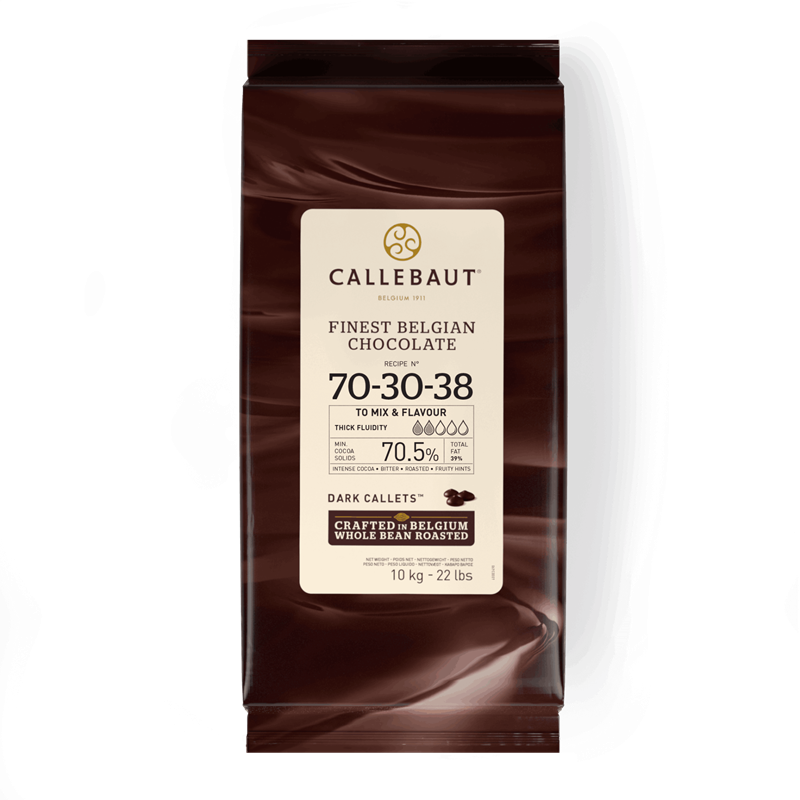 CALLET DE CHOCOLAT NOIR 70% - CALLEBAUT - 2 x 10 kg