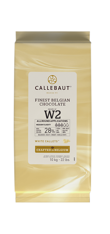 CALLET DE CHOCOLAT BLANC 28% - CALLEBAUT - 2 x 10 kg