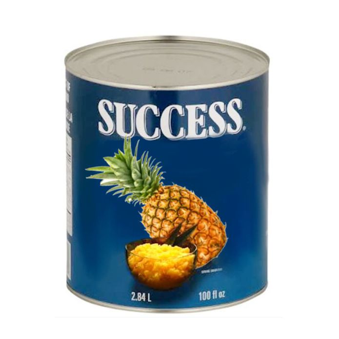 ANANAS BROYÉS DANS DU JUS D’ANANAS SUCCESS  6 x 100 oz