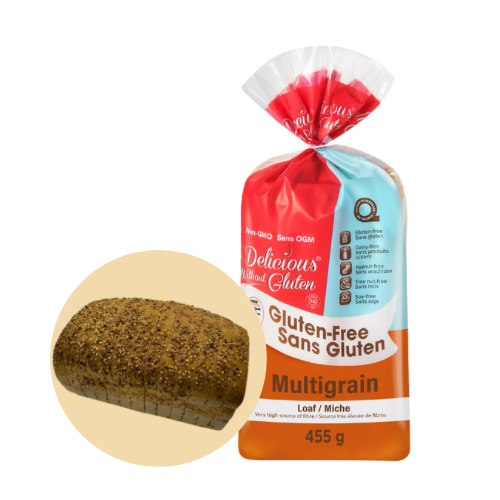 MICHE MULTIGRAIN SANS GLUTEN - DÉLICIEUX SANS GLUTEN - 6 x 455 gr