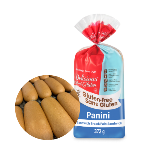PAIN PANINI SANS GLUTEN - DÉLICIEUX SANS GLUTEN - 6 x 372 g