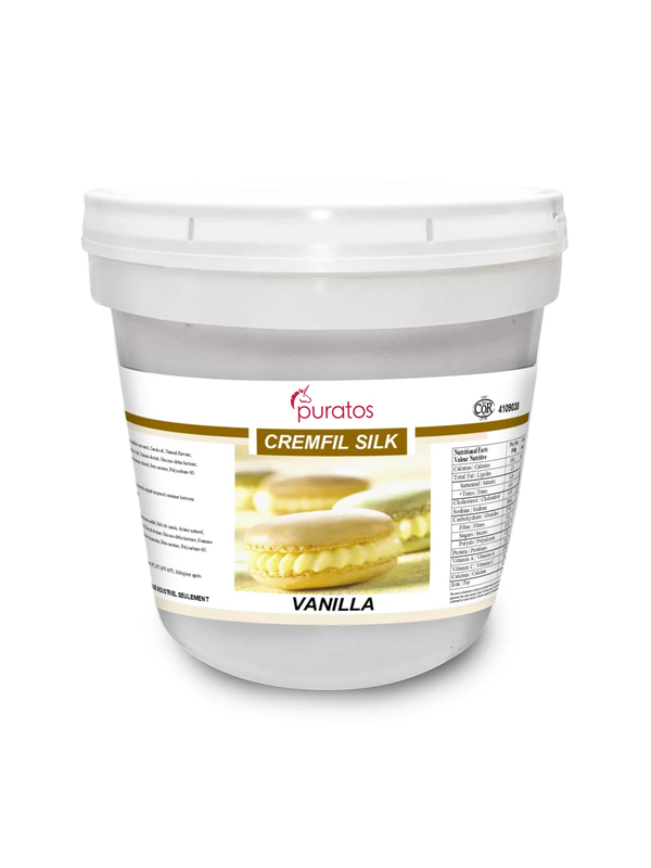 GARNITURE PRÊTE À L'EMPLOI CREMFIL SILK VANILLA - PURATOS - 9 kg