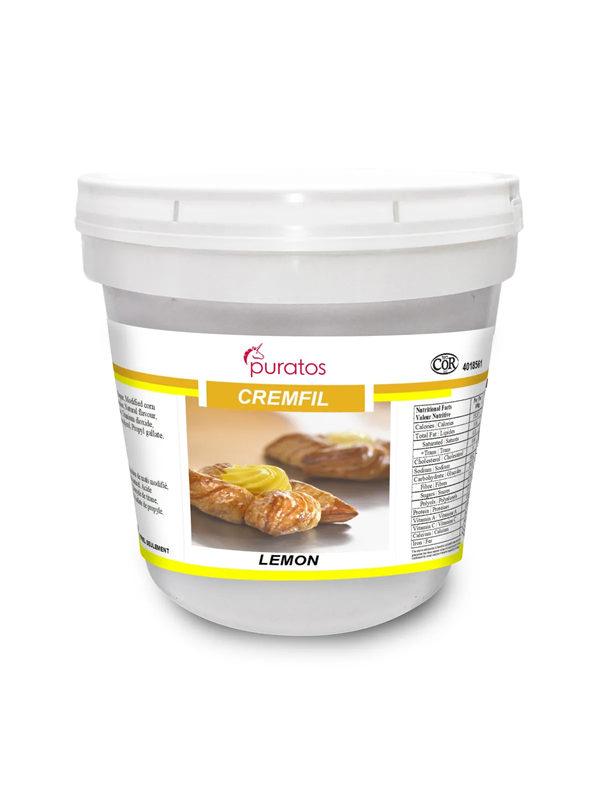 GARNITURE PRÊTE À L'EMPLOI CREMFIL LEMON - PURATOS - 9 kg
