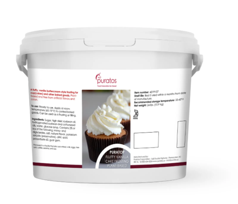 GLAÇAGE PURATOP SILKY SMOOTH VANILLA - PURATOS - 24 lb