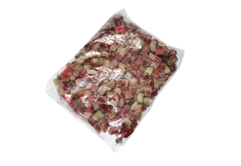 RHUBARBE EN TRANCHES IQF - GELSIUS - 5 x 1 kg