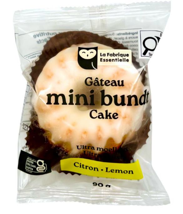 MINI BUNDT MOELLEUX CITRON - 25 x 90 g
