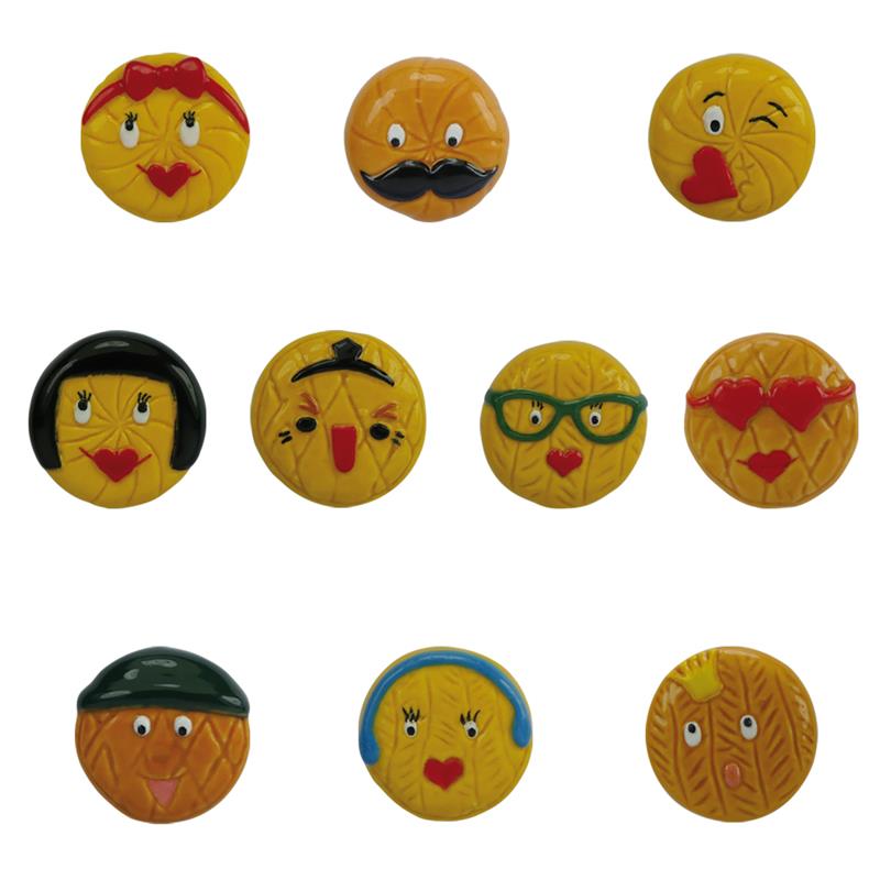 FÈVES EN CÉRAMIQUE GALETTES DANS TOUS SES ÉTATS - 100 unités