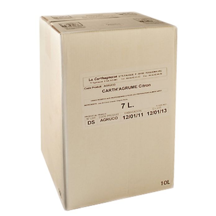CARTH'AGRUME JUS CITRON 100% - LA CARTHAGINOISE 10 litres