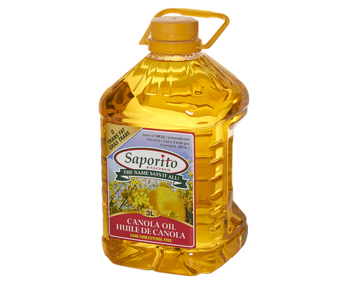HUILE DE CANOLA RAFFINÉE, BLANCHIE ET DÉSODORISÉE SANS ADDITIFS 6 x 3 litres