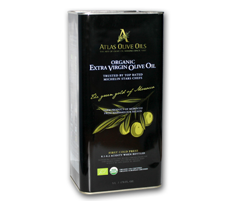 HUILE D'OLIVE EXTRA VIERGE BIOLOGIQUE  - 4 x 5 litres