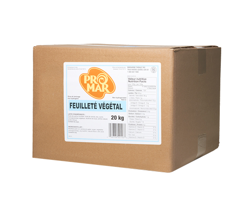 GRAS FEUILLETÉ VÉGÉTAL NON HYDROGÉNÉ - PROMAR - 20 kg