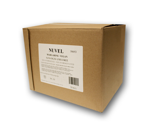 MARGARINE VÉGÉTALIENNE SANS OGM SANS PRODUIT LAITIER - NUVEL 20 kg