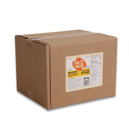 MARGARINE PERLE BLANCHE SANS SEL NON HYDROGÉNÉ 50113 - PROMAR 20 kg
