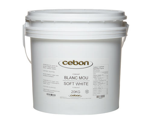 FONDANT BLANC MOU EN CHAUDIÈRE - CEBON 20 kg