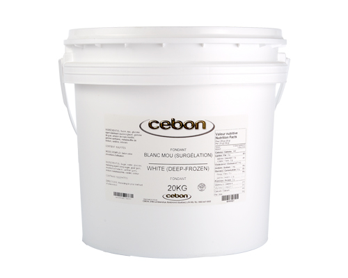 FONDANT BLANC MOU (SURGÉLATION) - CEBON 20 kg